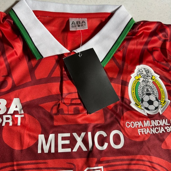 México Jersey 1998 World Cup-Blanco 11 - Picture 8 of 9